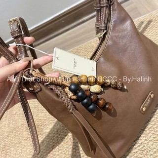 CHIO2nd - Charm Chuỗi Hạt Túi đeo vai Chio Da Mềm Quai Kép Charm chuỗi hạt HS281