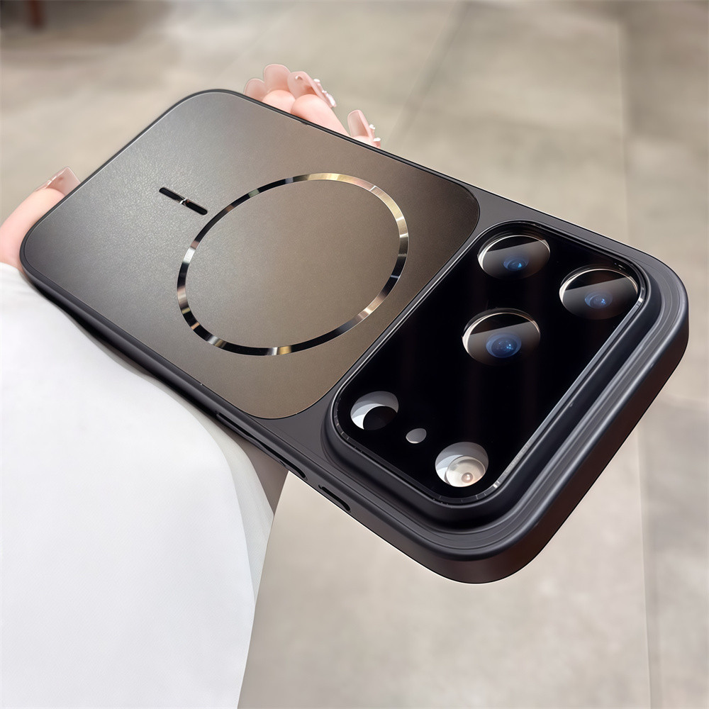 Ốp Điện Thoại Từ Tính Tức Thì Cho IPhone 17 Pro Max 13 14 15 16 Pro Max Chống Rơi Bảo Vệ Ống Kính Vỏ Cứng Bảo Vệ Điện Thoại