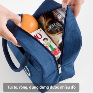 Túi đựng hộp cơm giữ nhiệt 2 lớp dày dặn, siêu bền - tiện dụng, đa năng