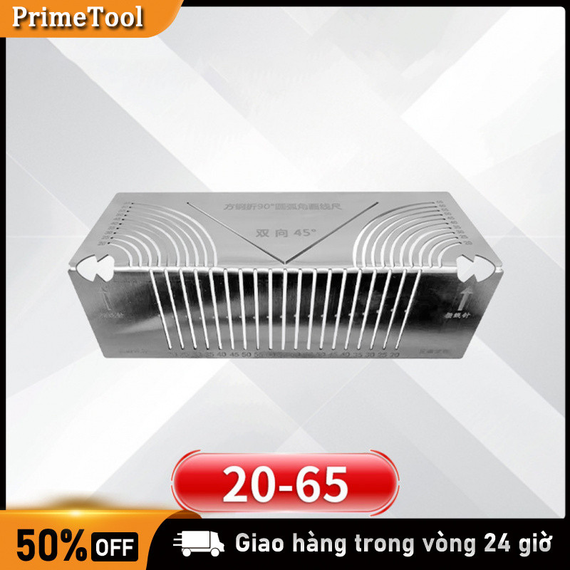 Dụng cụ uốn ống vuông – Kết hợp dưỡng bo góc và công cụ đánh dấu góc sắt hộp