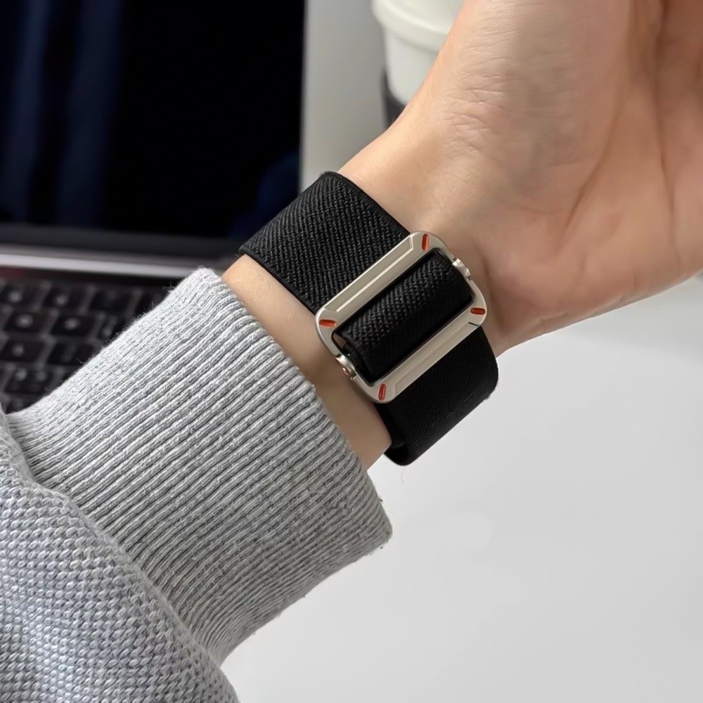 Dây nylon co giãn bện cho Huawei Watch Fit 5/4/3, vòng tay nam nữ