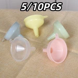 5 / 10 Chiếc Phễu Nhựa Nhà Bếp Phễu Dầu Chất Lỏng Pha Chế Dụng Cụ Nhà Chất Lỏng Subpackage Tiếp Liệu