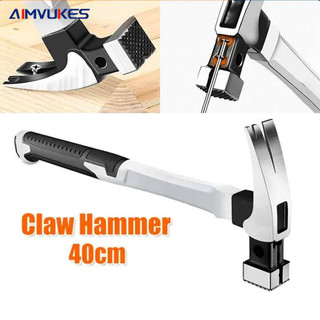 AIMVUKES Búa nhổ đinh sừng dê đóng đinh đa năng khe cấm đinh 2 tầng từ tính mạnh được rèn từ thép carbon