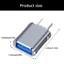 GODD Bộ chuyển đổi USB sang Type C tốc độ cao Bộ chuyển đổi OTG Độ bền kim loại Xây dựng phích cắm và chạy Nhiều thiết bị Tương thích