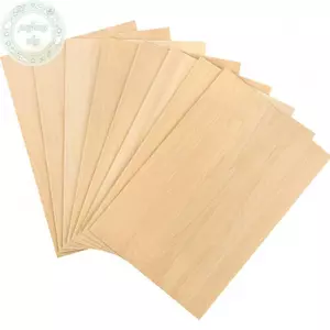 PUSKY 10 Cái Bảng Basswood 15x10cm - Tấm gỗ mỏng chưa hoàn thiện 2mm để làm đồ thủ công & mô hình Chip gỗ trang trí VN