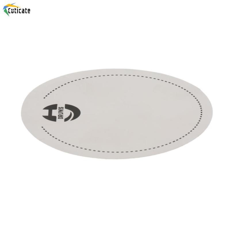 Miếng dán trống trầm một bước cho đầu trống Kick Pad Phụ tùng thay thế màu trắng