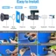 PCF * 3 Vòi Xô Mưa 4inch Đồ Dùng Làm Vườn Nhựa PVC Hộp Đựng Nước