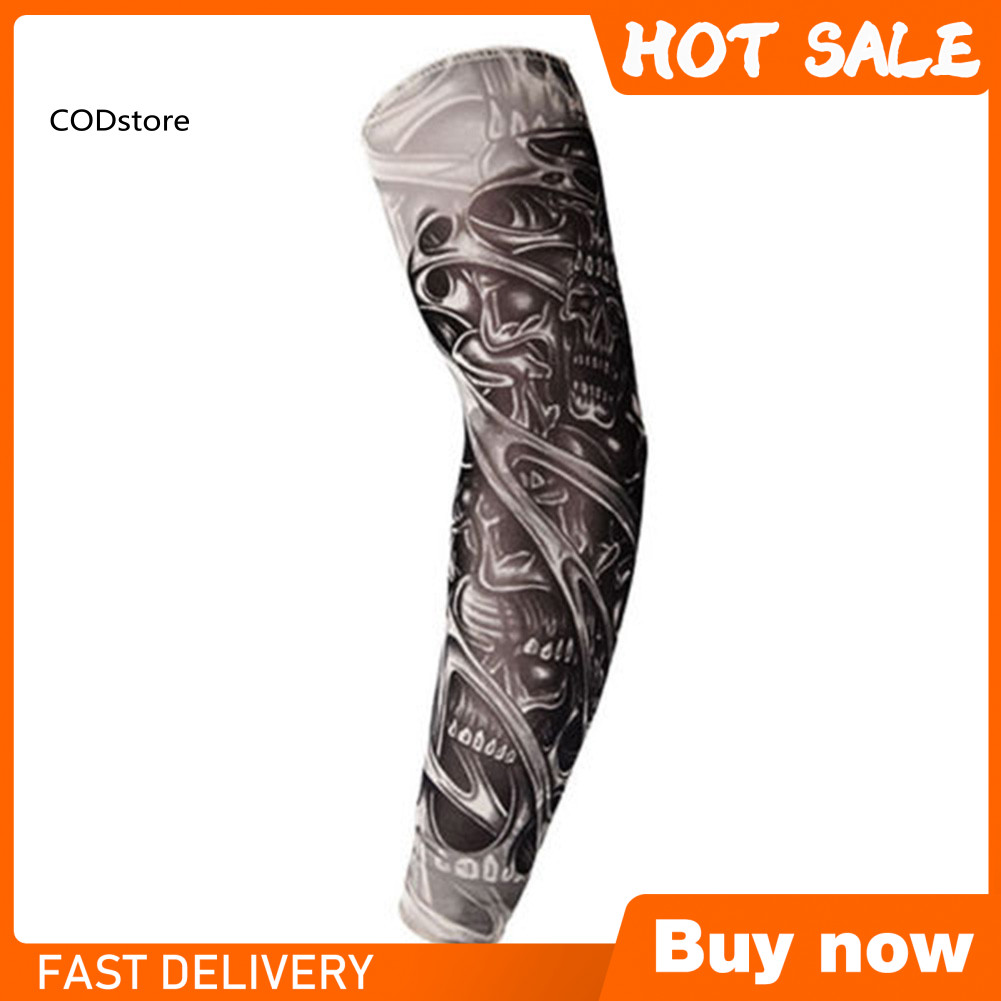 KDC Áo Unisex Co Dãn, Chống Tia UV, Thiết Kế Hình Xăm - Phù Hợp Đi Xe Đạp Ngoài Trời