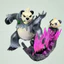 HT3 Pokemon Pancham Pangoro Nhân Vật Hành Động Ice Fire Battle Phiên Bản Với Đồ Chơi Mô Hình Hiệu Ứng Đế Đá TH3