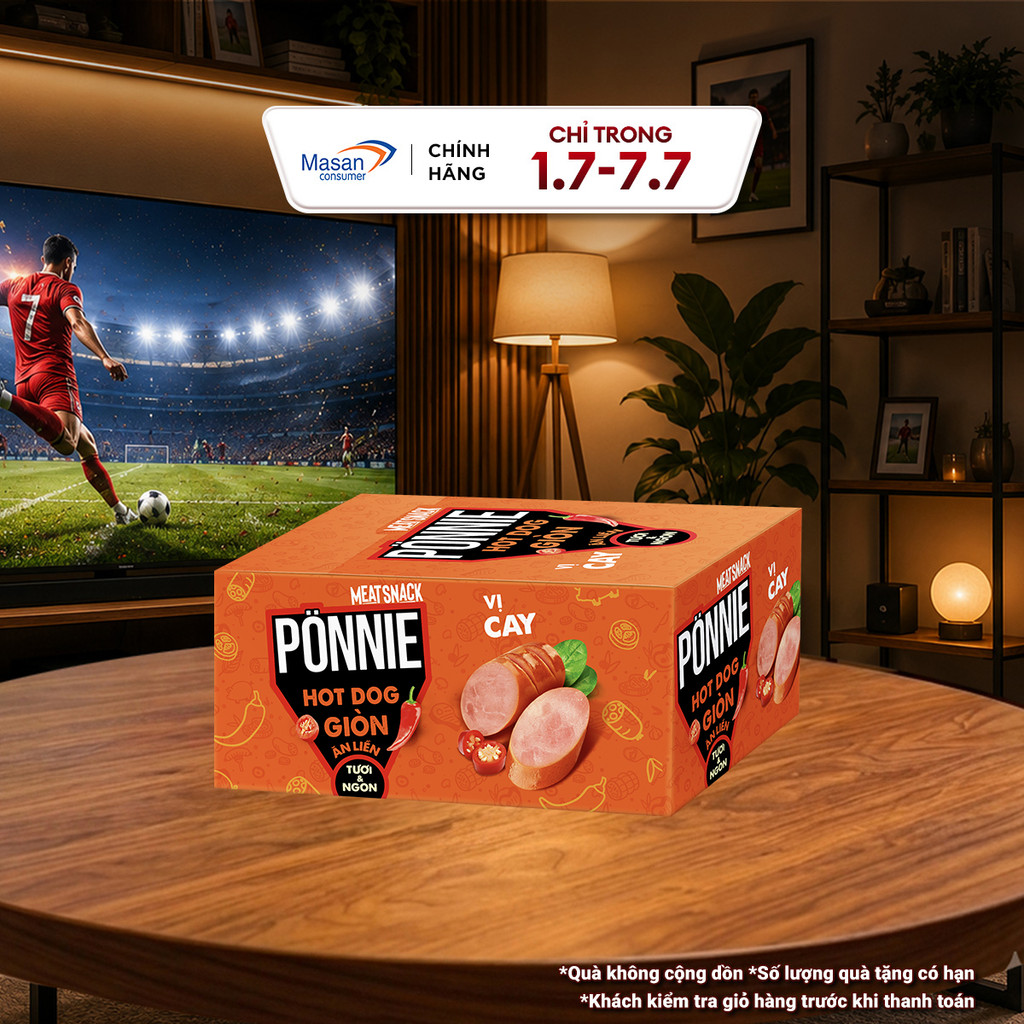 [Chọn vị] Pönnie Hotdog Giòn Ăn Liền Hộp x 20 Cây x 28G
