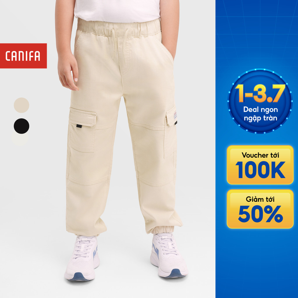 Quần khaki bé trai CANIFA chất liệu cotton pha mềm mại 2BK25S005