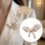 SAMO Trâm Cài, Kim Cương Giả Như Bướm Trâm Cài, Thời Trang Thanh Lịch Chống Viền Chính Thức Ve Áo Pin Necklines