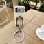 Ốp Điện Thoại Cho iPhone 17 Pro Max 16 15P IMD Craft Búp Bê Đáng Yêu Họa Tiết Cô Gái Màu Trắng Mềm TPU Chống Trầy Xước Vỏ Chống Bụi Bẩn Chống Rơi Có Dây Đeo Chống Mất Mặt Dây Chuyền