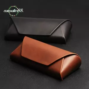 Hộp đựng kính mắt CATMALLER88, bảo quản chống nén bằng da PU, kiểu dáng cứng màu sắc thời trang, dễ mang theo