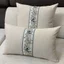 Mới Phong Cách Trung Quốc Vải Lanh Gối Nội Thất Đệm Lưng Gỗ Gụ Sofa Tựa Lưng Hình Chữ Nhật Thắt Lưng Gối Có Lõi DN80