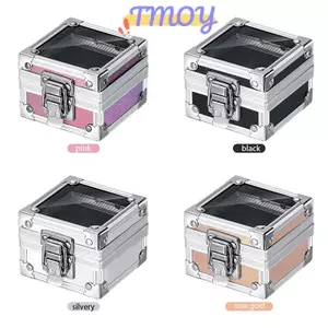 TMOY 25 Khe Móng Tay Nghệ Thuật Mài Đầu Bit Giá Đỡ Hiển Thị Hộp Bảo Quản Móng Tay Mũi Giá Đỡ Hộp Đựng Đứng Hiển Thị Ra TMOY