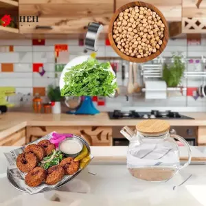 Muỗng Falafel Có Lỗ Thìa Inox Chuyên Nghiệp Cấp Thực Phẩm Không Dính Falafel Dụng Cụ Làm Thịt Viên VN