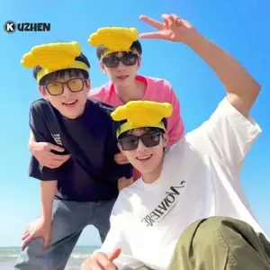 KUZHEN Ngộ nghĩnh Tay Tấm Che Nắng Mũ 3D Hình Lòng Bàn Tay Tấm Che Nắng Linh Hoạt Cho Thể Thao Ngoài Trời Du Lịch Cắm Trại HOT