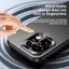 YJD Ốp Lưng Cho OPPO Reno16 Pro Ngang Dọc Chân Đế Kim Loại Mờ Mặt Sau Chống Rơi Vỏ Điện Thoại