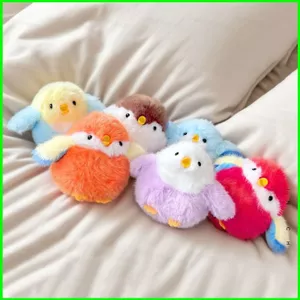 PS1 Fat Bird Sang Trọng Búp Bê Quà Tặng Cho Bé Gái Trang Trí Nhà Đồ Chơi Nhồi Bông Móc Khóa Mặt Dây Chuyền Cho Trẻ Em Bộ Sưu Tập SP1