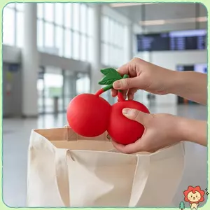 Bóp Anh Đào Phục Hồi Chậm Đồ Chơi Cảm Giác Mềm Fidget Giảm Căng Thẳng Tiện Ích Cho Người Lớn Thoải Mái Làm Mát Sử Dụng