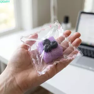 QEARY Trái Cây Bóp Đồ Chơi, Đồ Chơi Squishy Thư Giãn Tay Đồ Chơi Bóp việt quất, Lo Âu Handmade Pinch Đào Dâu Bóp Đồ Chơi Văn Phòng Tại Nhà
