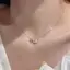 VFZ Thanh Lịch Tinh Tế Zircon Hoa Anh Đào Nelace Cho Nữ Cô Gái Thời Trang Hoa Choker Nelace Dự Tiệc Phụ Kiện Trang Sức Quà Tặng Louislifecool