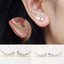 Một thế giới| Phụ Nữ Thời Trang Dòng Kim Cương Giả Zircon Bông Tai Tai Móc Tai Kẹp Trang Sức
