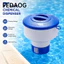Phao clo bể bơi FEDAOG, Bộ phân phối nổi bể bơi ABS thiết kế nổi, bền bỉ 7 Inch có thể điều chỉnh lưu lượng lỗ thông hơi bể bơi