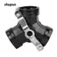 SHUPUN 2 Cái Giá đỡ đế đèn E27, Bộ chia ổ cắm bóng đèn Bakelite màu đen, Giá đỡ đèn ba mũi nhọn màu bạc bền bỉ