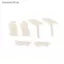 Bộ sừng Nylon SRVN 10 chiếc L8 L12 cho máy bay mô hình tạo bọt RC Thiết kế độ bền cao.