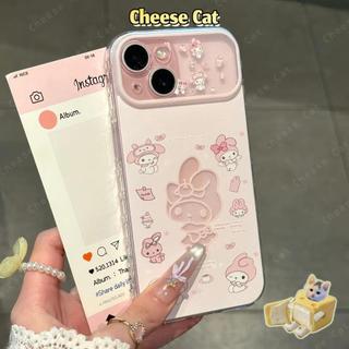 cho Melodi Ốp điện thoại Giai điệu hồng xanh dễ thương cho iPhone 14 Pro Max 13 12 11 15 16 17 Air Xs XR