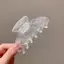MAKY 1 Kẹp Tóc Phong Cách Mới Phong Cách Ins Thanh Lịch Với Họa Tiết Ren Acetate Cho Ba Đầu; Kẹp Móng Vuốt Phong Cách Hàn Quốc VN
