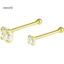 Một thế giới| 3 Cái / bộ Nữ Cubic Zirconia Thép Không Gỉ Mũi Studs Body Piercing Trang Sức