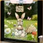 ĐIỆN Mùa Xuân Phục Sinh Cửa Sổ Clings Bunny Chi Trứng Bướm Thiết Kế Có Thể Tháo Rời Đề Can Tĩnh Cho Lớp Học Gia Đình Trang Trí Tiệc Dễ Dàng Áp Dụng.
