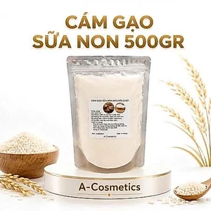 Cám Gạo Sữa Non Nguyên Chất 500gr, Bột Tắm Dưỡng Da Thiên Nhiên, Mịn Da, Sạch Bã Nhờn