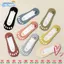 EBINLANDS 1 Đôi Tất Vô Hình, Vớ Thuyền Nữ Silicon Thoáng Khí Chống Trơn Trượt, Màu Trơn Thoải Mái Lỗ Ngón Chân Mỏng Tách Biệt Tất Mùa Hè