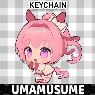 Gantungan Kunci Akrilik /  ANIME UMAMUSUME CHIBI - GOLD SHIP CHIBI