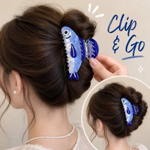 Kẹp tóc cá mòi dễ thương Chất lượng cao cấp Thiết thực gia đình đa chức năng