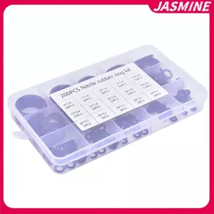 JASMINE 200 Cái / bộ Bộ vòng O hydrolo Cao su O-Rings Máy giặt Gioăng Niêm phong Các loại JASMINE