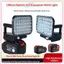 Đèn LED làm việc có thể sạc lại JRP Cổng USB kép Lumen cao Tuổi thọ pin dài để sửa chữa ô tô Cắm trại Mất điện khẩn cấp JRP