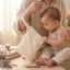 Túi đựng tã trẻ em DONOVANQQ, Túi đựng đồ du lịch di động Muslin Cotton Gạc, Nút chụp màu trơn Túi đựng mẹ đa năng nhẹ cho trẻ sơ sinh