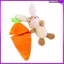 Mặt dây chuyền ba lô treo móc khóa Carrots Hide Bunny. Móc khóa phụ kiện