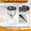 Thép không gỉ cầm tay Phễu phân phối Viên Phễu Dụng cụ cầm tay Trộn Batter Separator