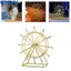 <cosyh>Stylish Gold Wheel Decor Contemporary Accent for Home and Office Decor
