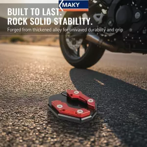 MAKY Universal Nhôm Kistand Pad mở rộng để đỗ xe máy an toàn trên bề mặt không đều VN