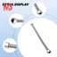 Vòi sen vòi hoa sen bằng thép không gỉ 19mm màu bạc 30cm