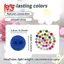 100 chiếc 8mm Màu hỗn hợp hình tròn Nút nhựa Phụ kiện may vá