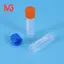 Bộ 50 1.8ml Nhựa Tốt Nghiệp 0,063oz Ống Kiểm Tra Cryovial Ống Mẫu Có Nắp Niêm Phong
