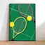 Hiện Đại Tối Giản Tennis Tranh Thư Pháp Hình Ảnh Phòng Ngủ Nhà Nội Thất Trang Trí Tường Canvas Poster Nghệ Thuật Bức Tranh Tường